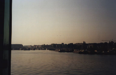 Botel, unsere Zimmeraussicht 1