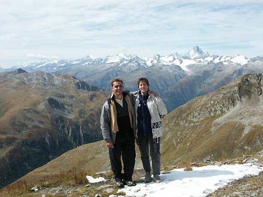 Daniela und Alexander in den geliebten Bergen