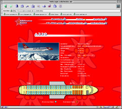 Screenshot Edelweissair Flottendaten