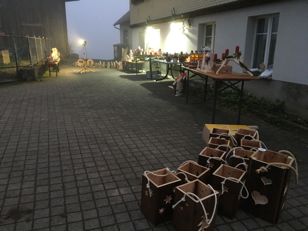 Impressionen vom Weihnachtsmarkt in Ganterschwil und Tufertschwil 2020