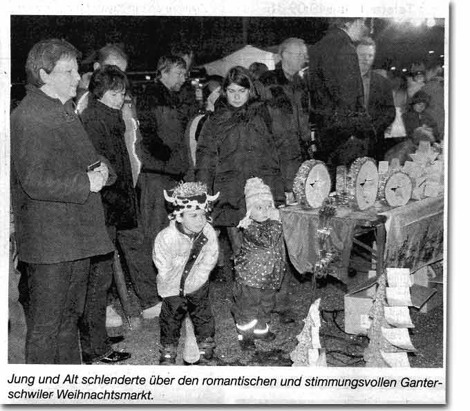 Zeitungsausschnitt vom 1. Dez. 2006